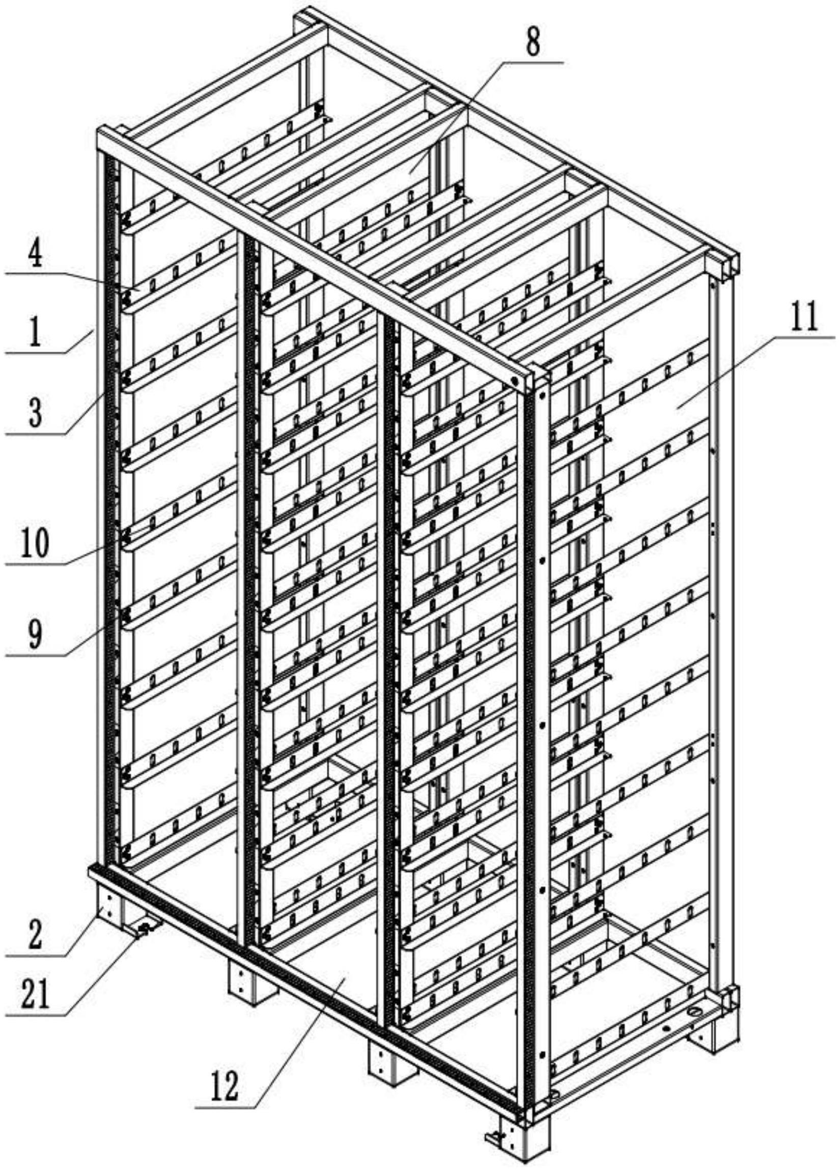 一种电池PACK箱安装簇架的制作方法