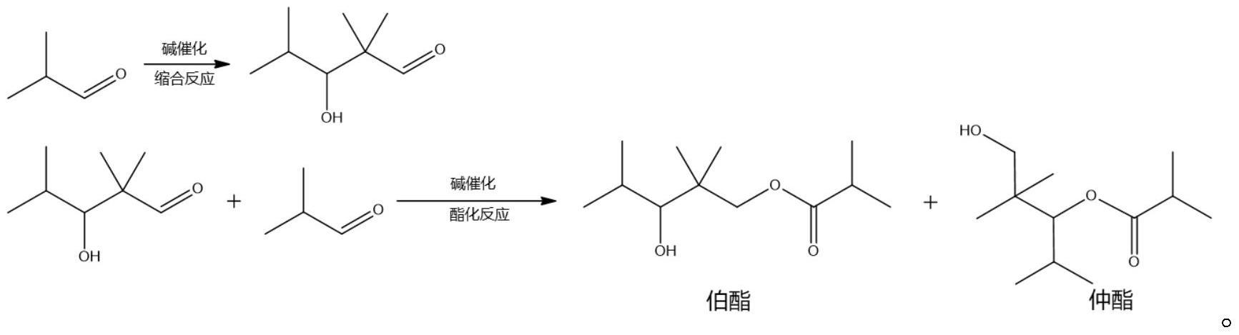 一种伯仲酯比例可调的醇酯十二的制备方法与流程