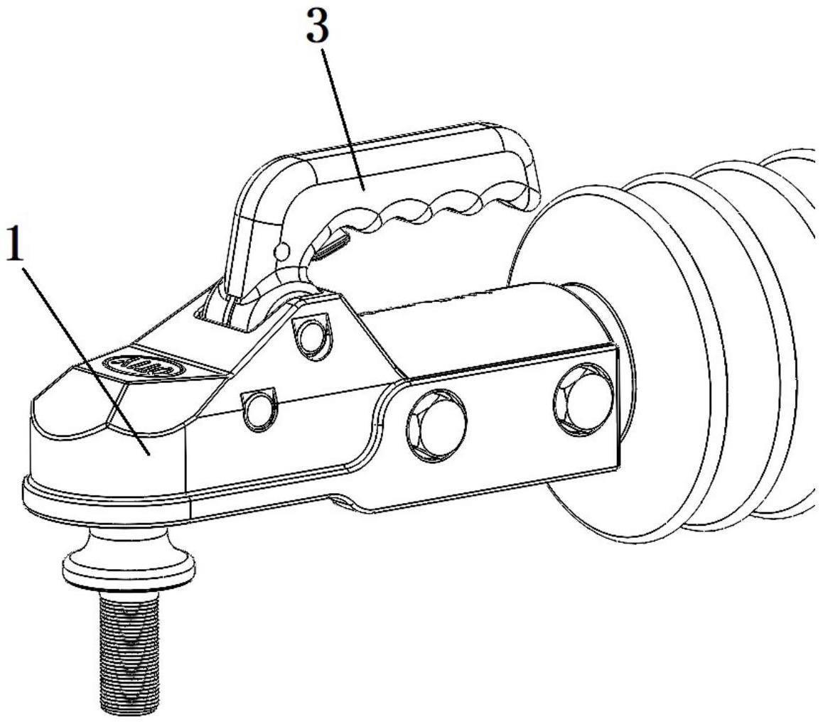 挂车牵引球头固定装置的制作方法