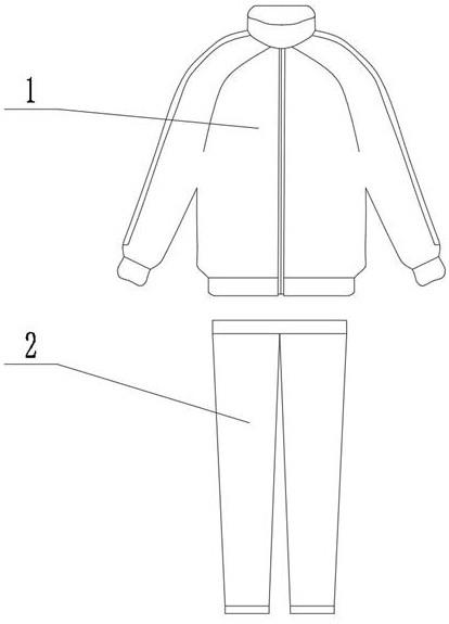 一种吸汗排湿的校服的制作方法