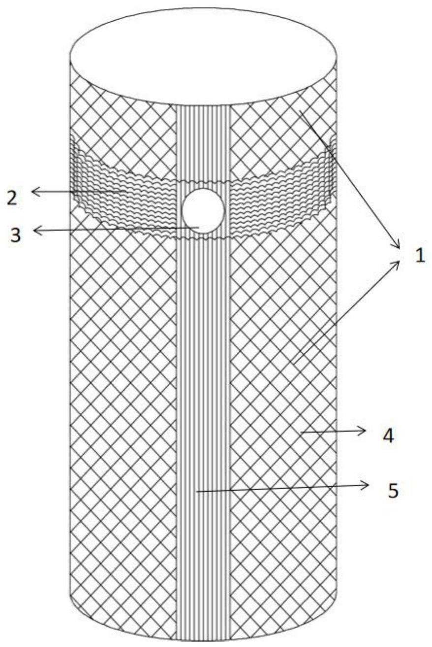 一种开孔位置可移动的血管支架用织物覆膜及其制备方法与流程