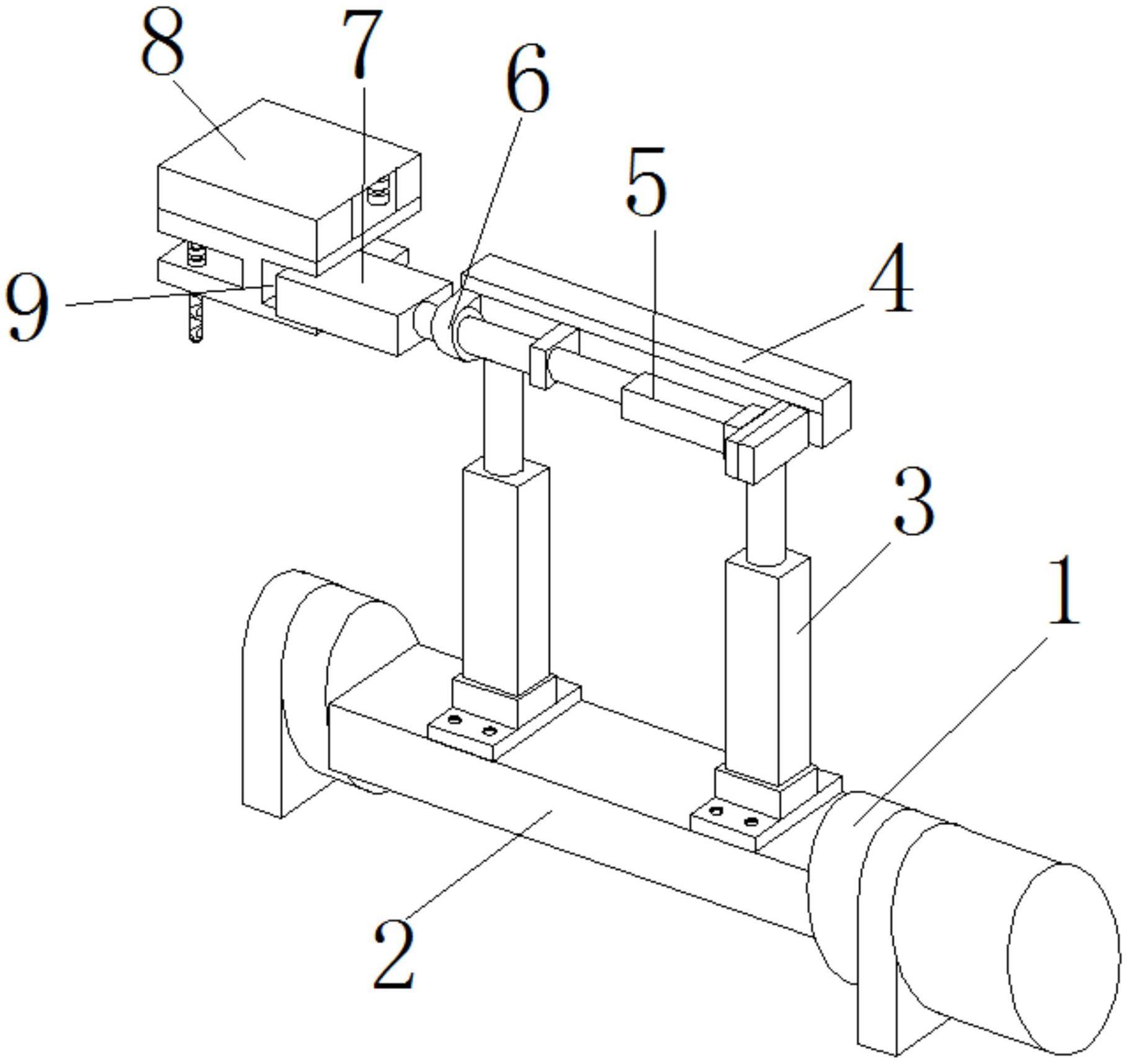 一种可调节刀臂旋转角度运行平稳钻攻机的制作方法