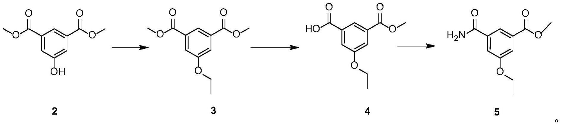 一种制备3-氨基-5-乙氧基-苯甲酸的方法与流程