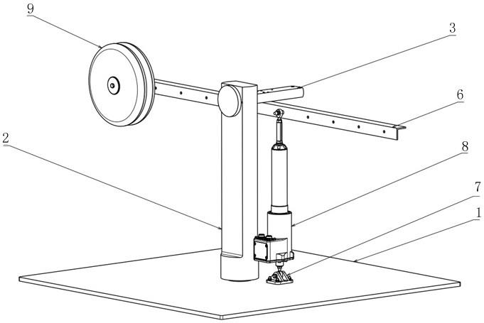一种简易直线舵机测试装置的制作方法