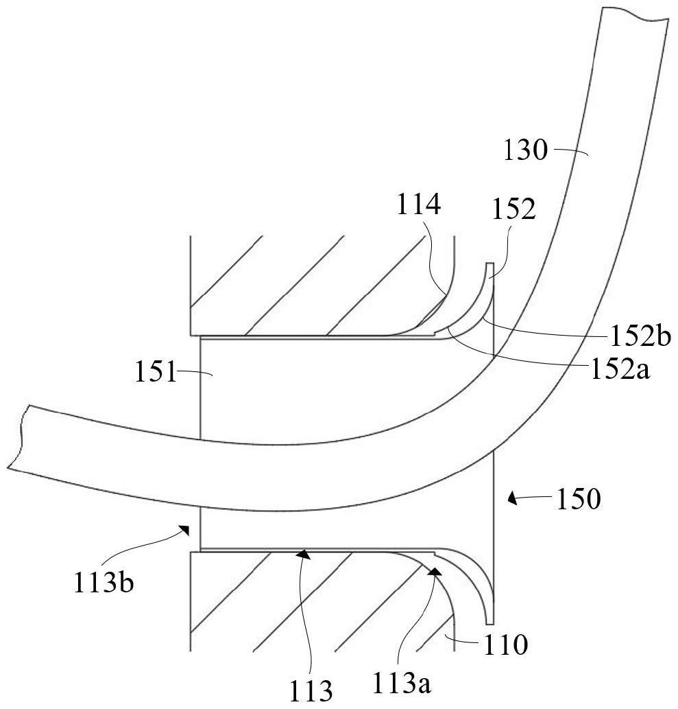 过线结构、手柄部件、手柄及内窥镜的制作方法