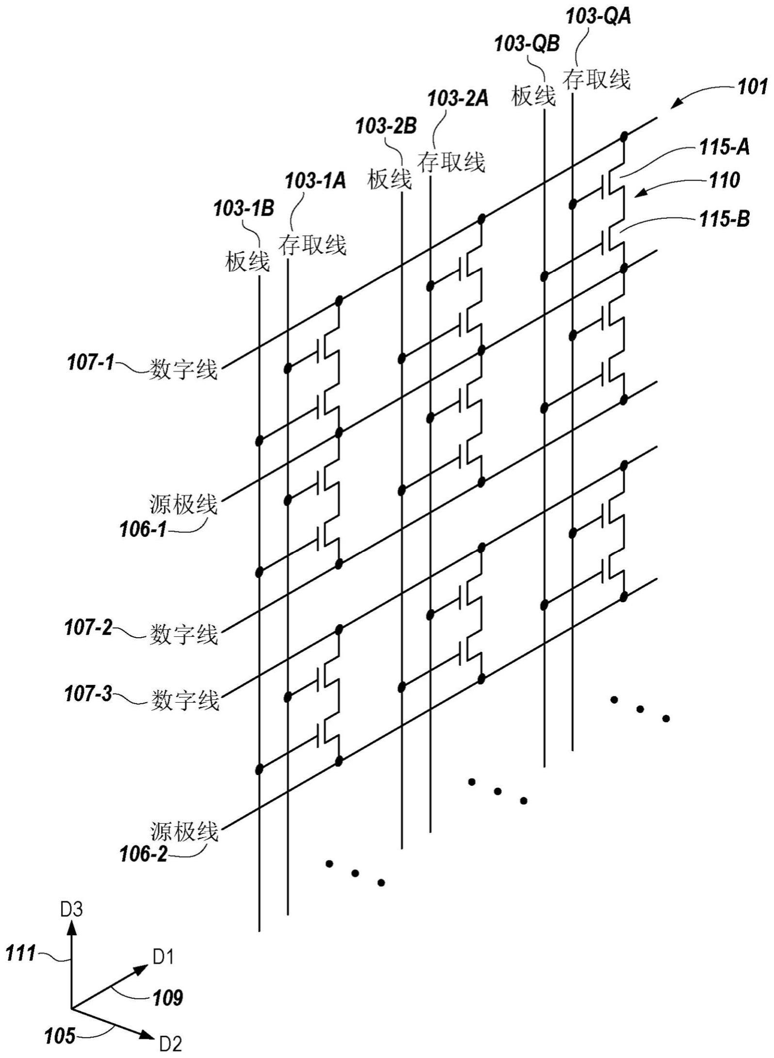 用于竖直三维存储器的两晶体管单元的制作方法