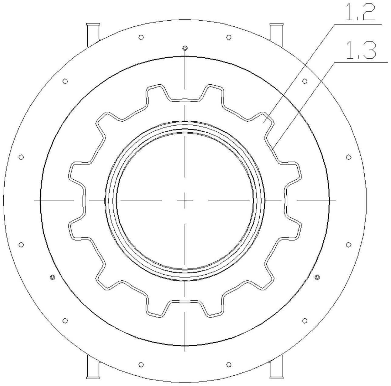 一种风电主轴金属型结构的制作方法