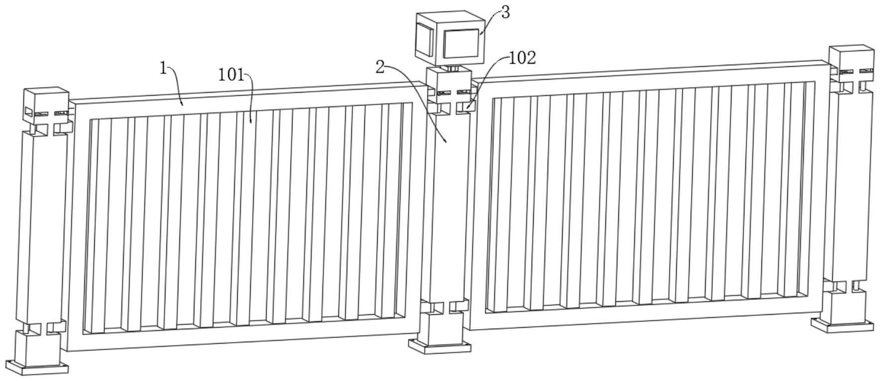 一种具有警示功能的建筑护栏的制作方法
