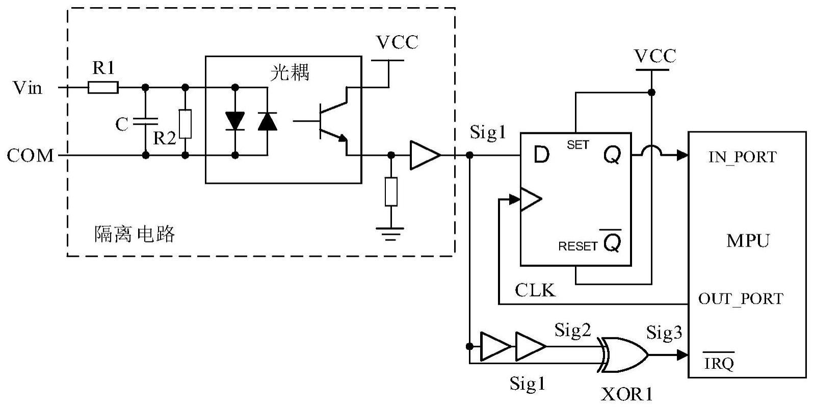 一种优化输入滤波功能的PLC输入回路的制作方法