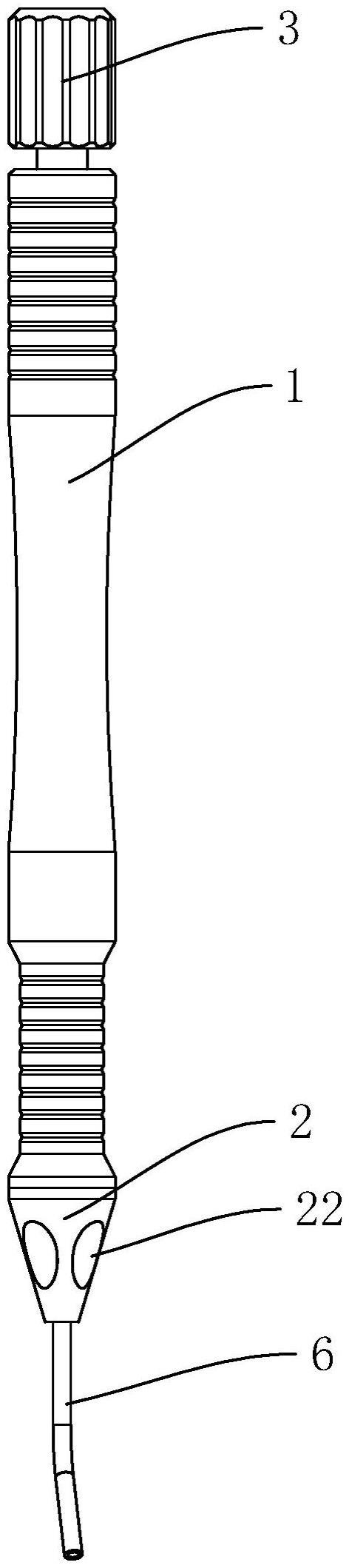 一种带锁止功能的光纤激光笔的制作方法