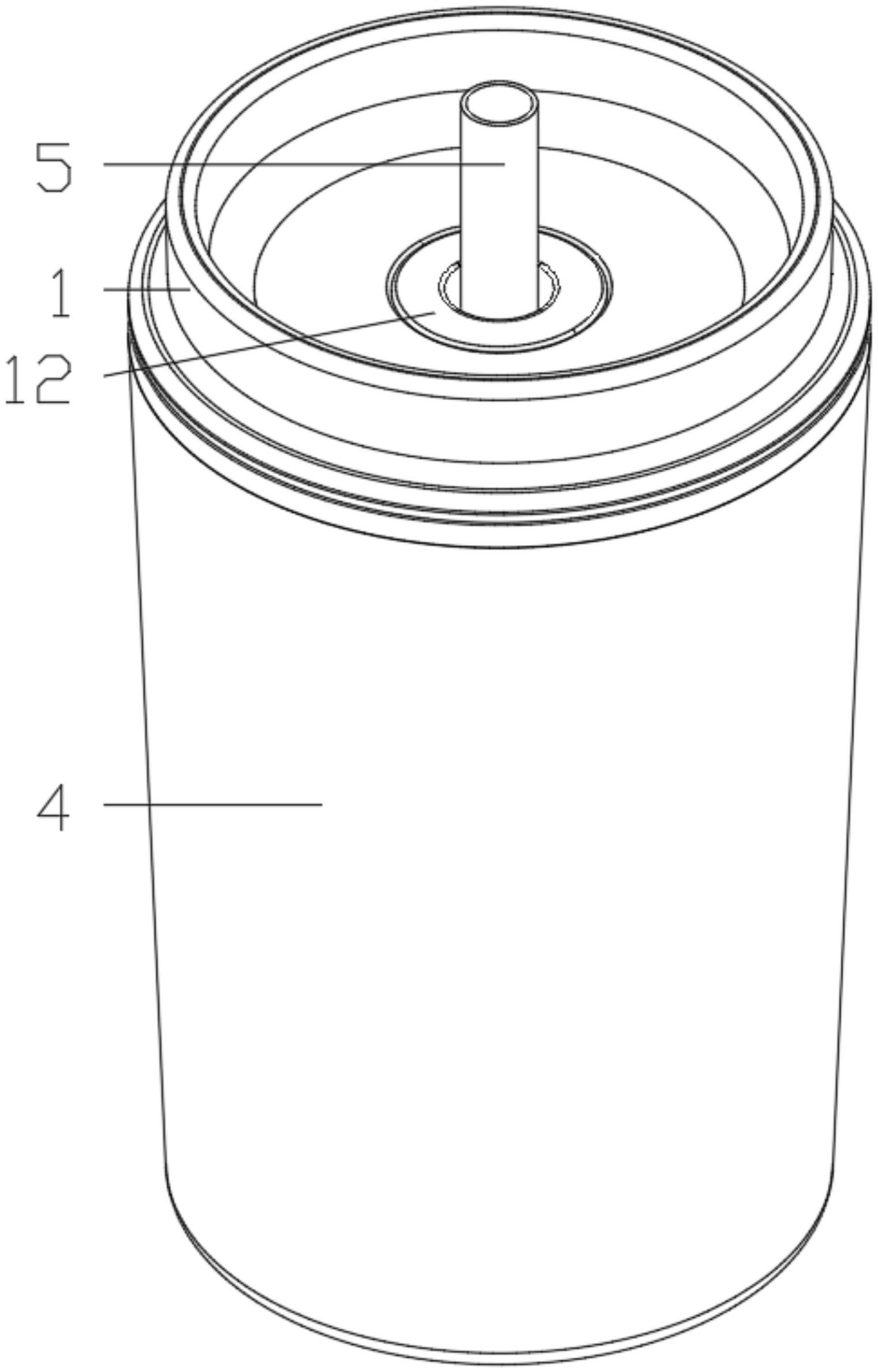 一种可拆卸清洗的防漏吸管杯的制作方法