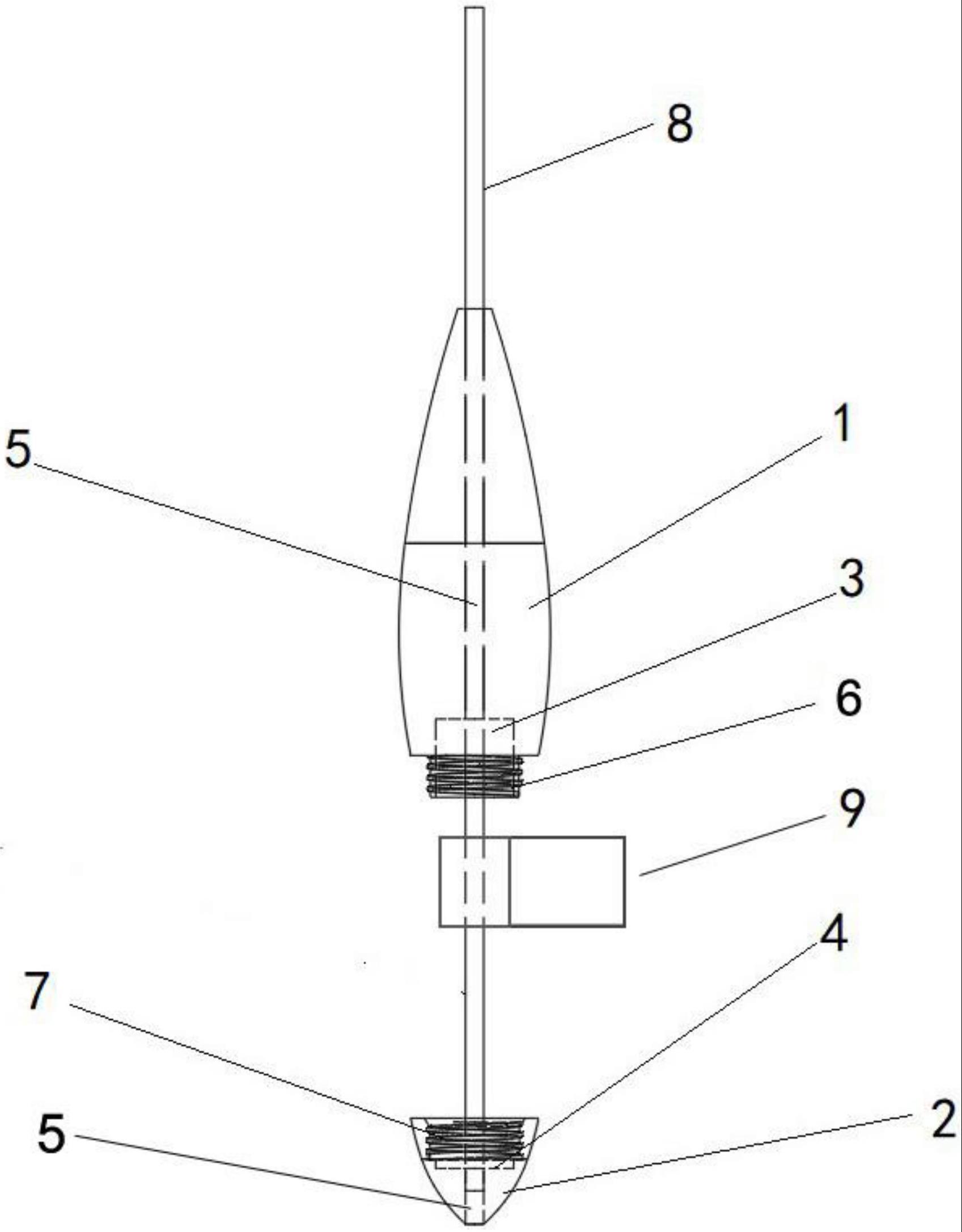 一种比重可调助投器的制作方法