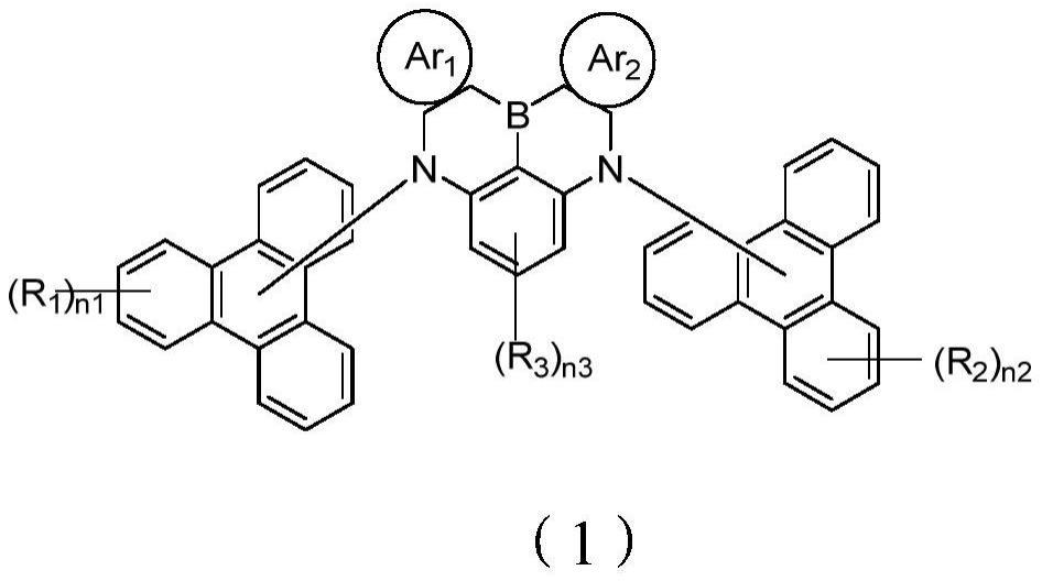 含硼三亚苯类有机化合物、包括含硼三亚苯类有机化合物的混合物、组合物以及有机电子器件的制作方法
