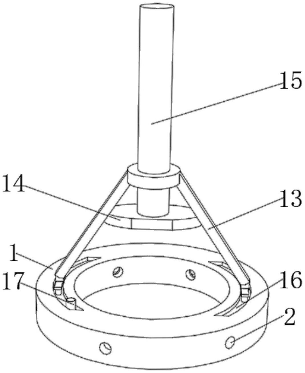 一种陶瓷坐便器内部管道喷釉装置的制作方法