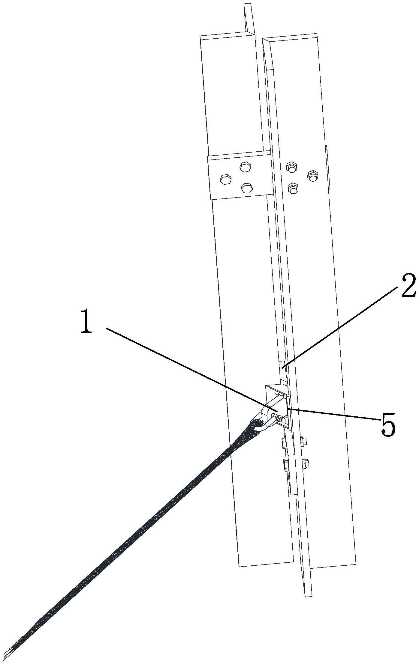 一种适用于双角钢主材的锚具的制作方法