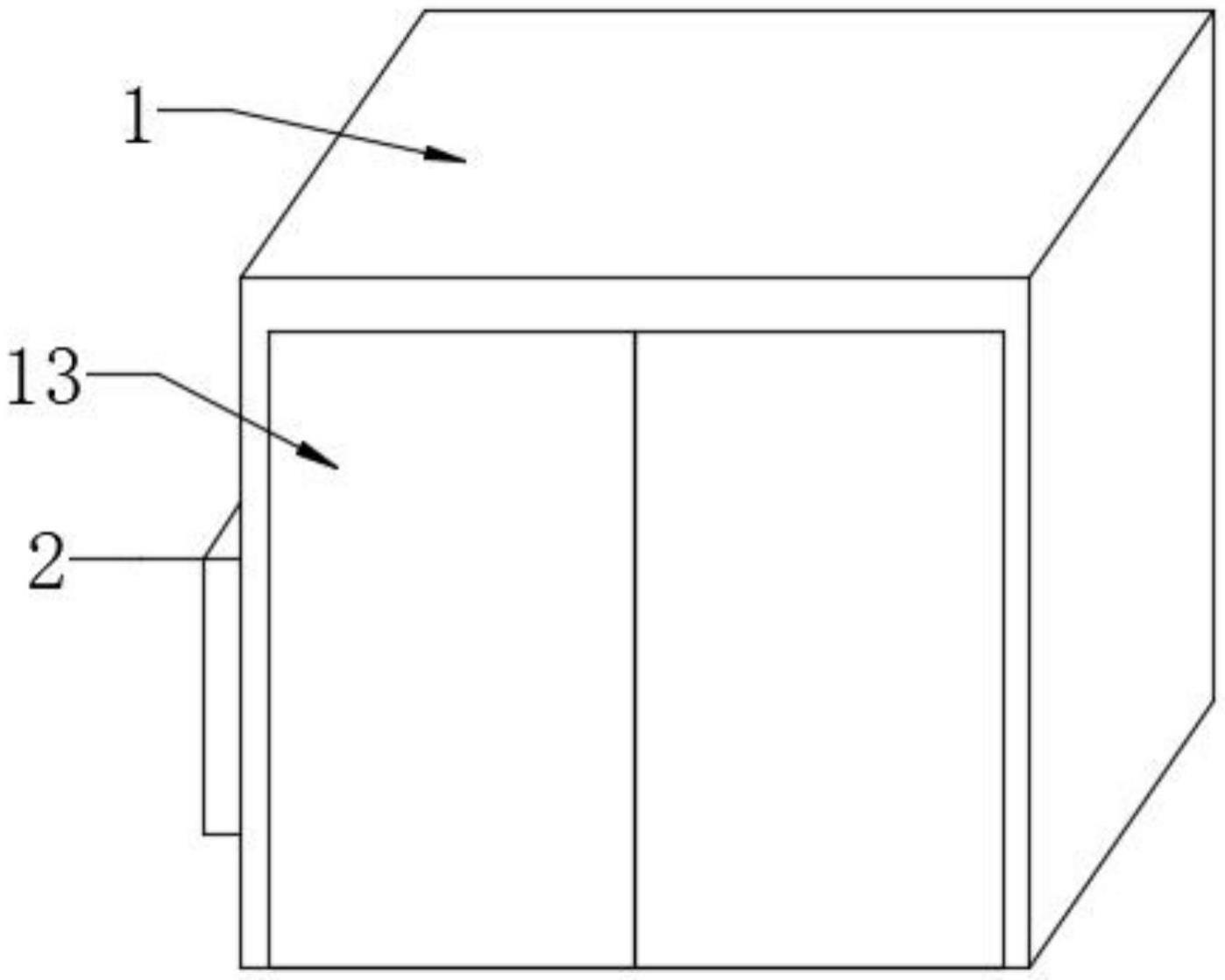 一种风冷式制冷机组冷柜的制作方法