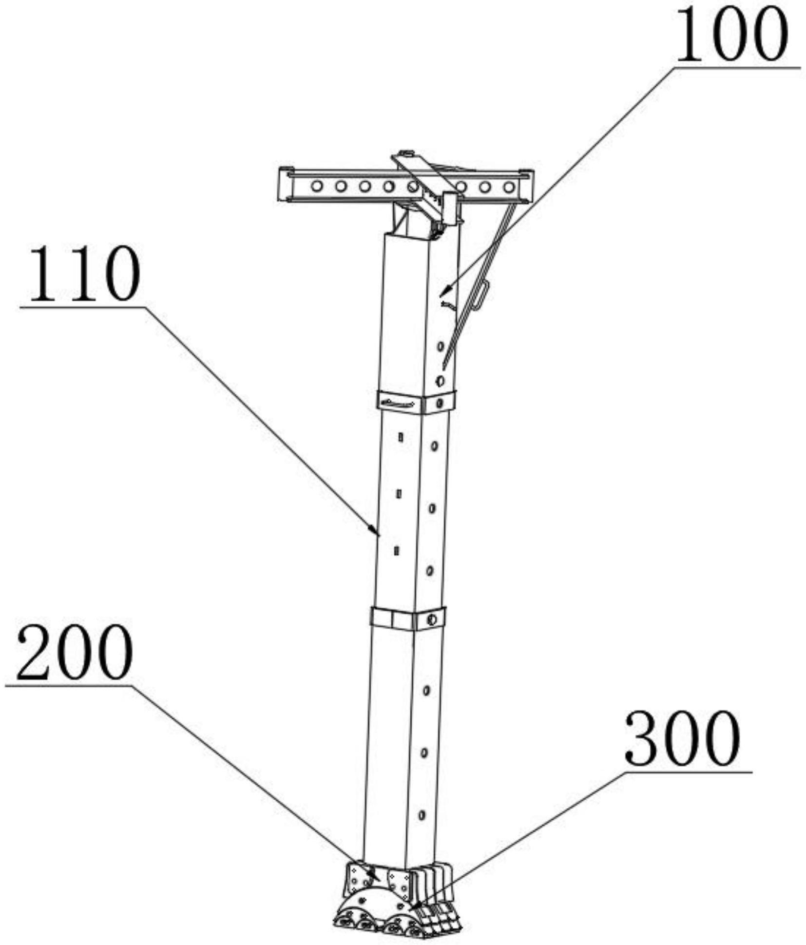 一种半挂车分体式支承结构的制作方法