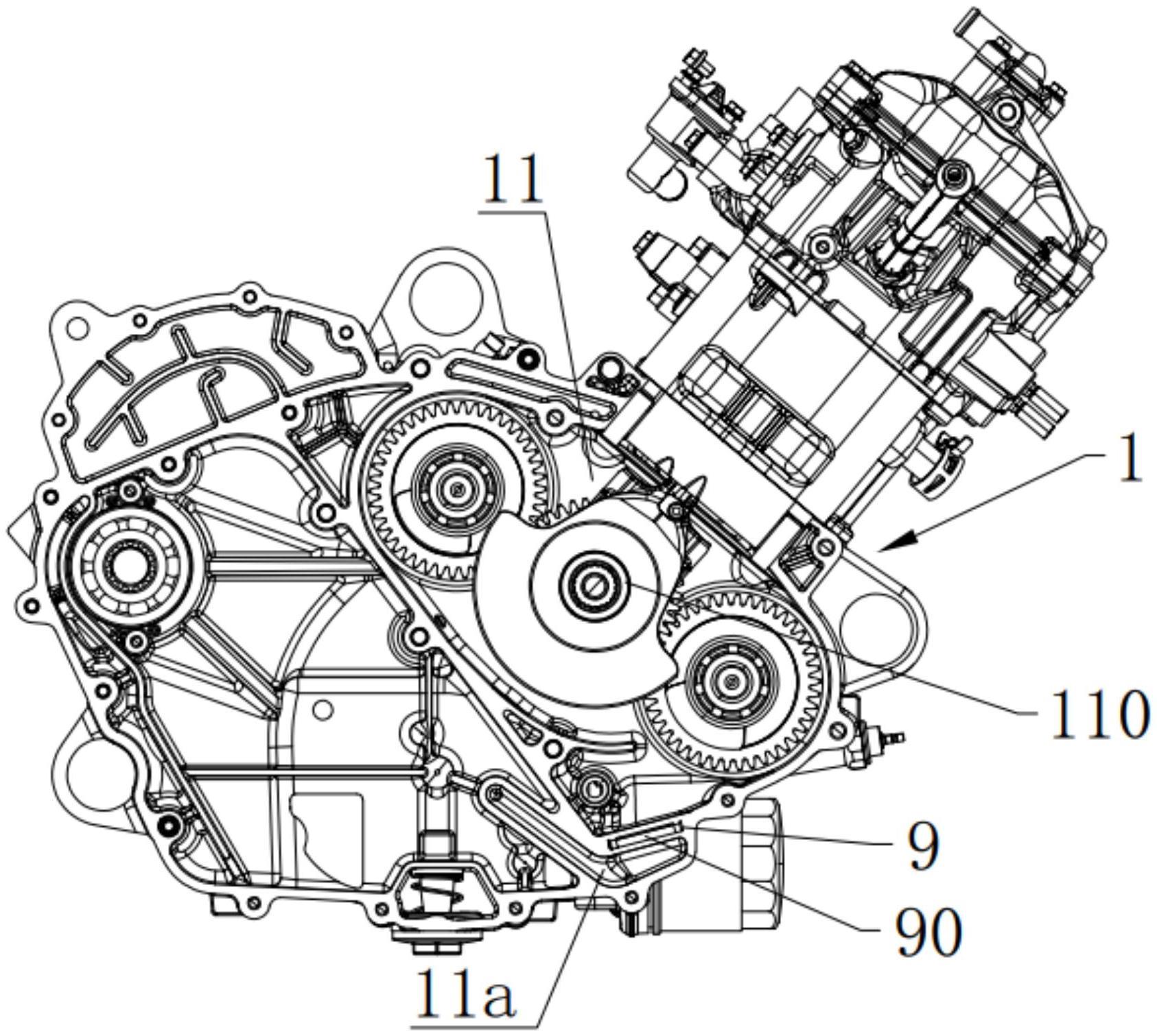 一种基于摩托车发动机的双泵式机油循环系统的制作方法