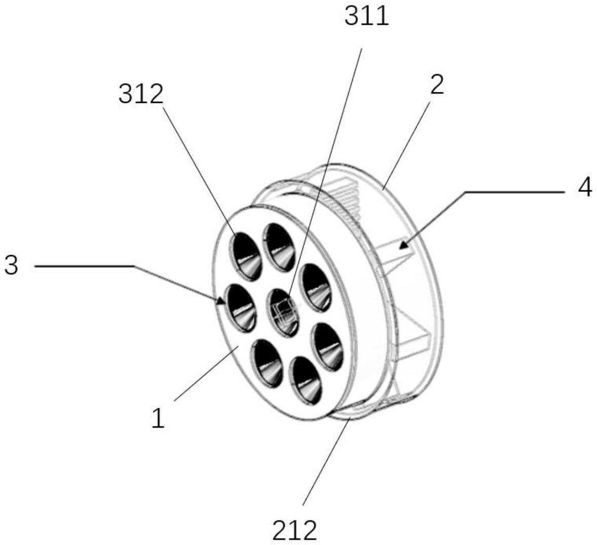 一种大型管路消音器性能检测用阵列式声源装置的制作方法