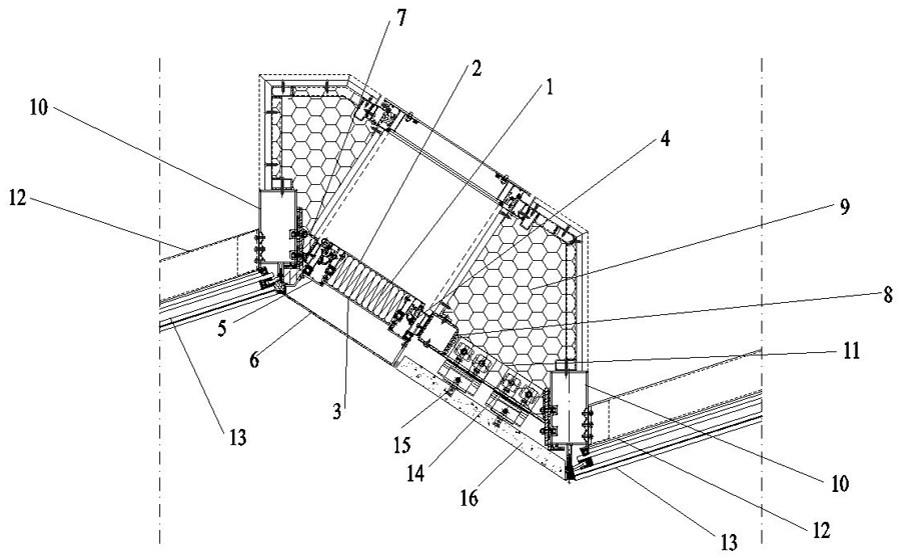 一种穿孔铝板与窗框一体化装饰结构的制作方法