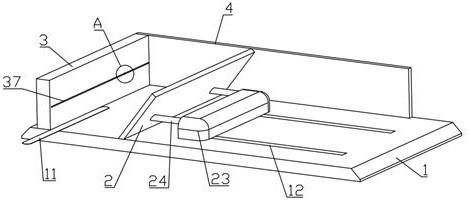 一种辅助垫层加装于试纸条底板的定位装置的制作方法