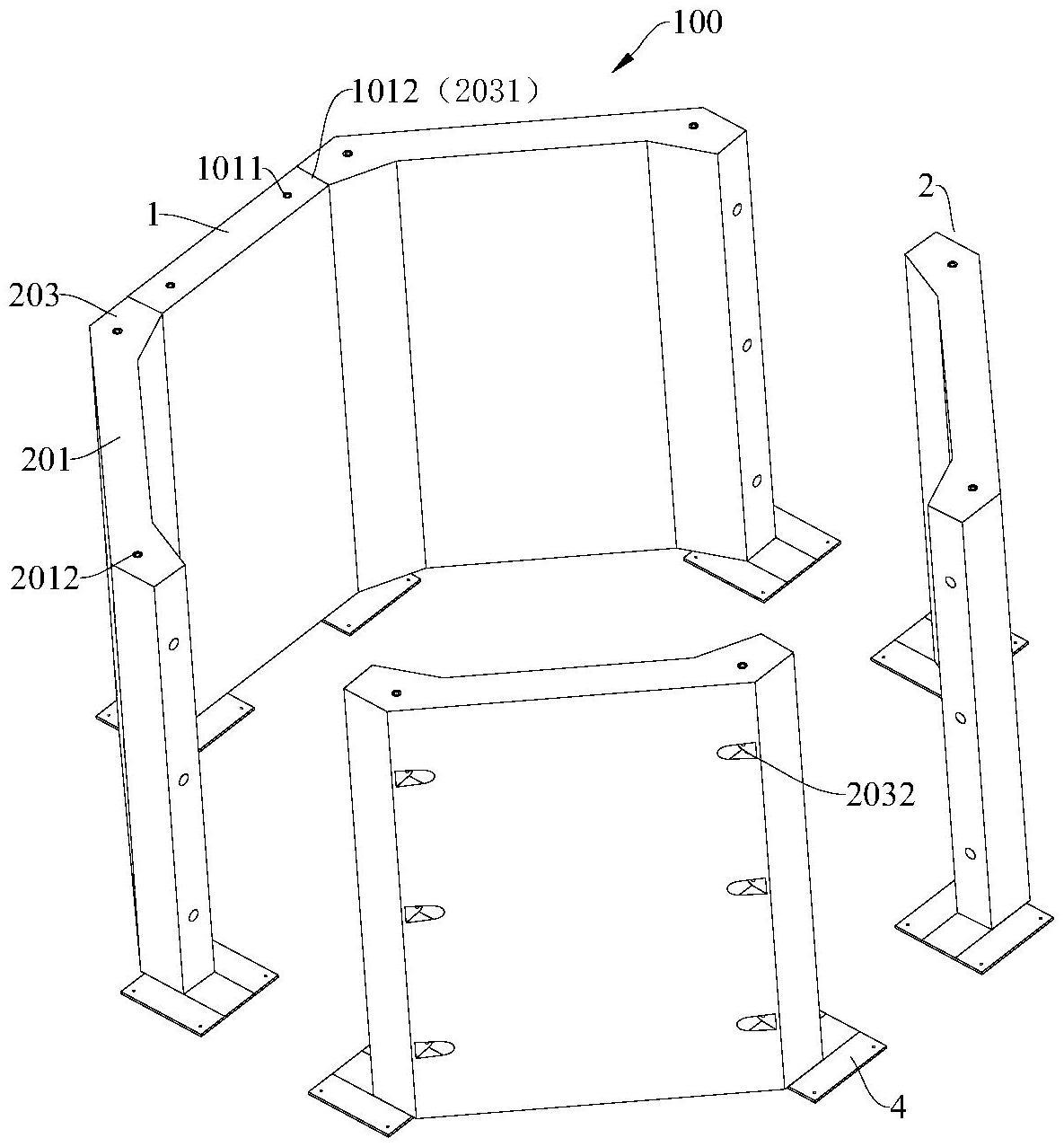 管节、塔筒、管片组件及其模具组件的制作方法