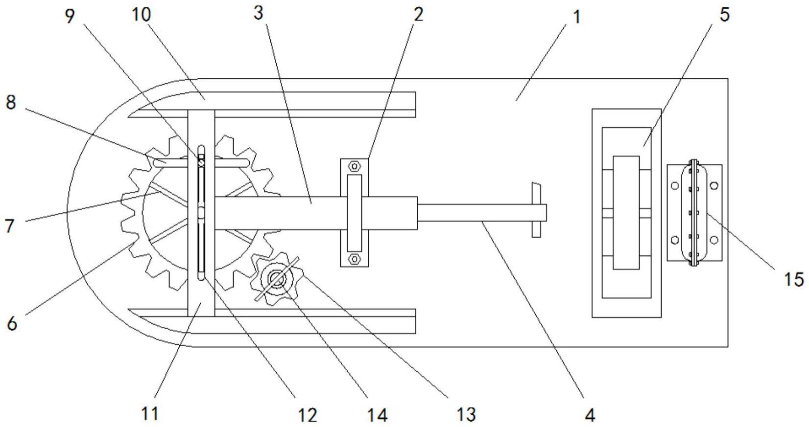 一种金属环类工件内键槽加工机构的制作方法