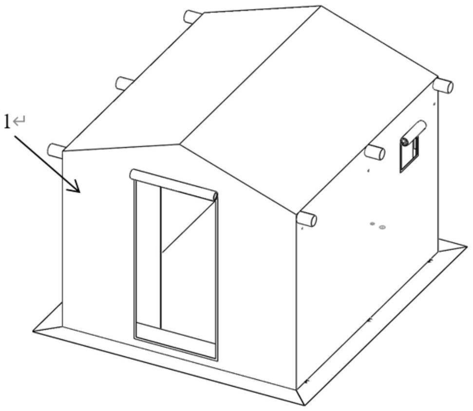 一种隔温电磁屏蔽帐篷的制作方法