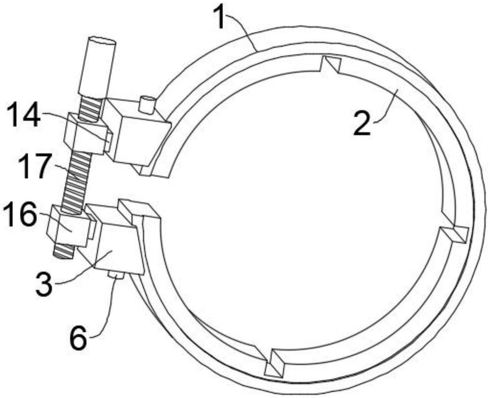 一种隔膜泵密封接头连接卡箍的制作方法