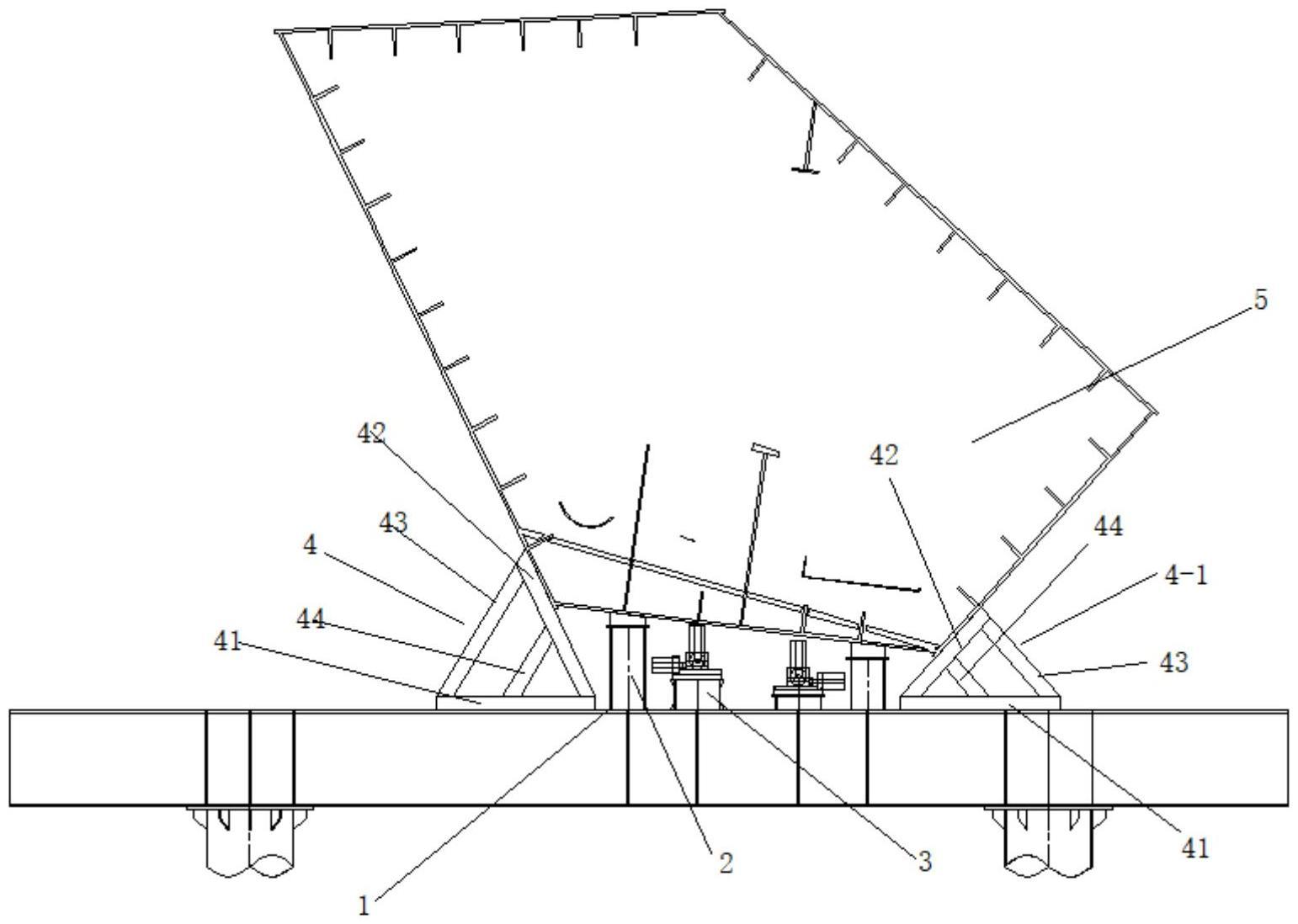 一种空间异型拱肋支撑调节装置的制作方法