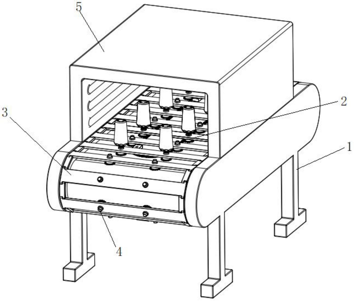 一种受热均匀的双排收缩膜机的制作方法