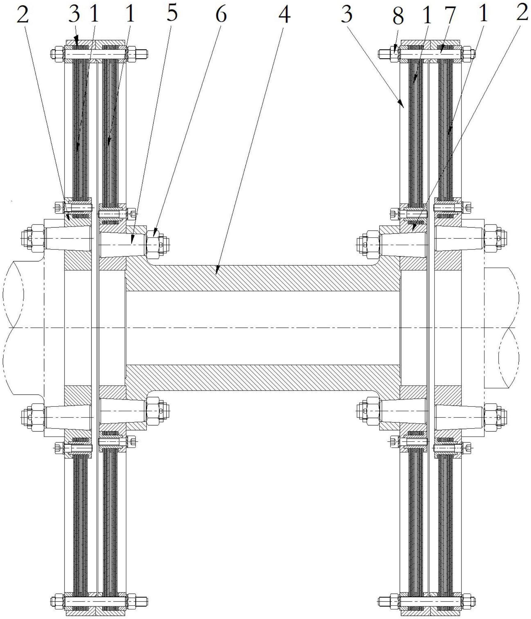 一种可维修式金属膜式联轴器的制作方法