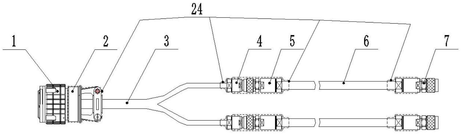 一种低损耗转接结构的射频同轴电缆组件的制作方法