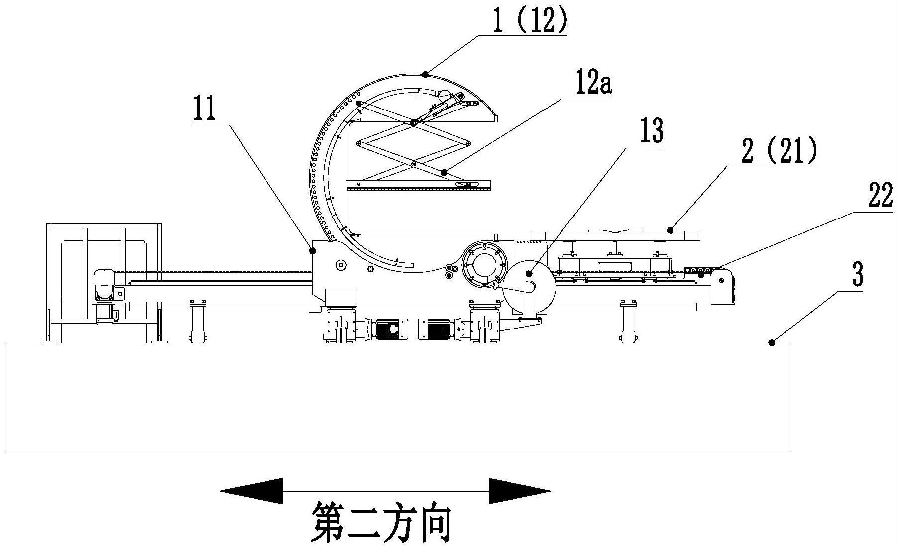 用于起重机盖板的翻身装置的制作方法