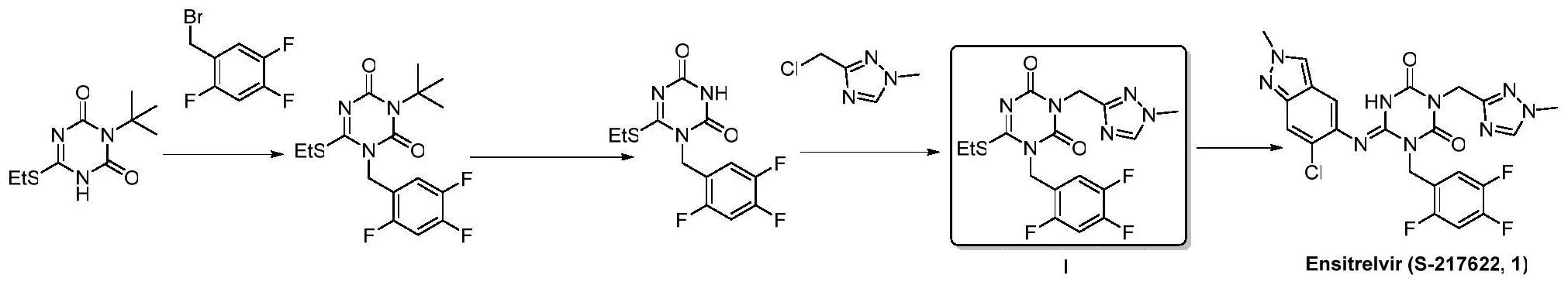 S-217622中间体的一锅法制备方法及应用