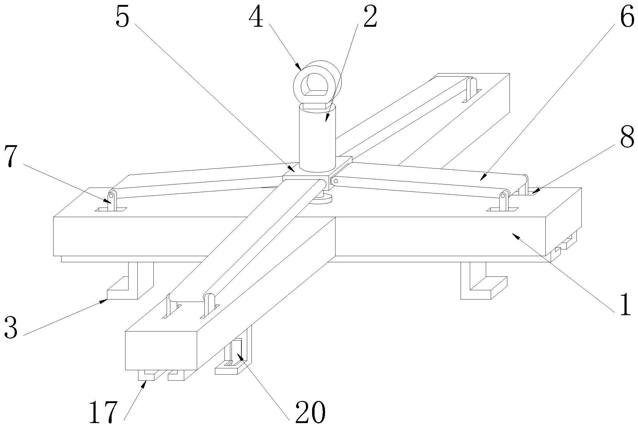 一种建筑工程施工用建材起吊固定结构的制作方法