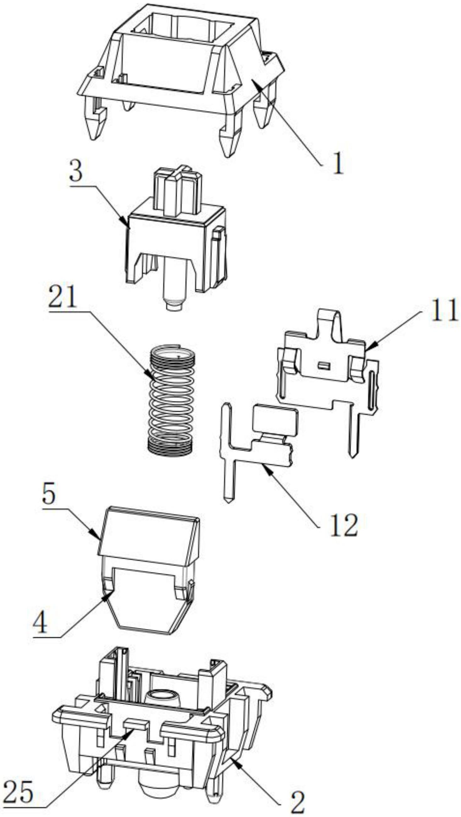 具有显示功能的键盘开关结构的制作方法