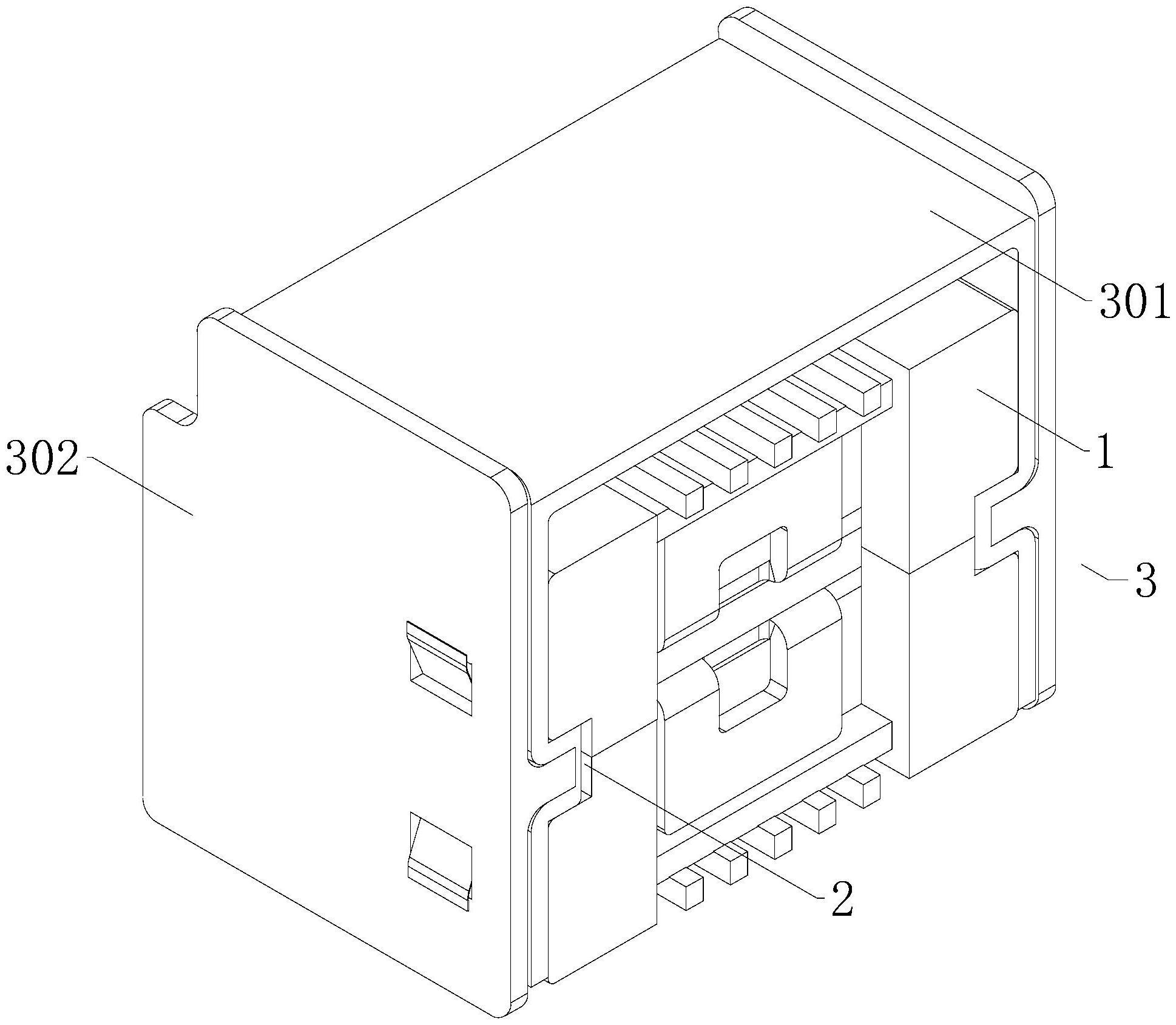 一种直立式6PINType-C连接器的制作方法