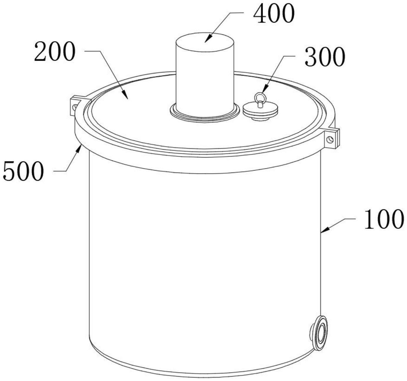 一种溶液无菌转移用配液桶的制作方法