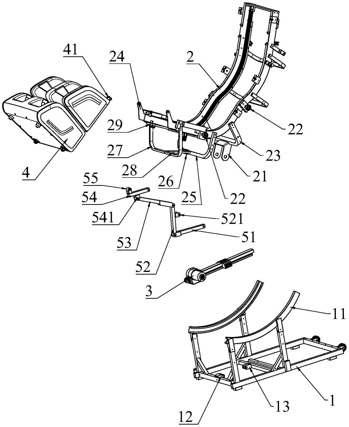 单驱动的按摩椅联动结构的制作方法