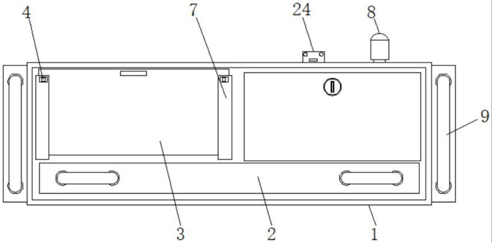 一种用于测温测震的防干扰工业机箱的制作方法