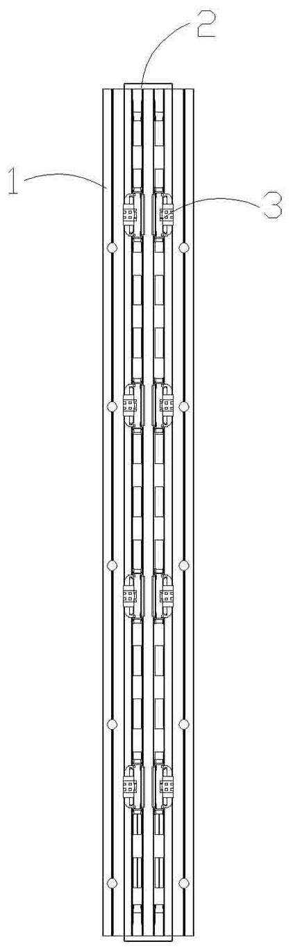一种内置供电导体柱的制作方法