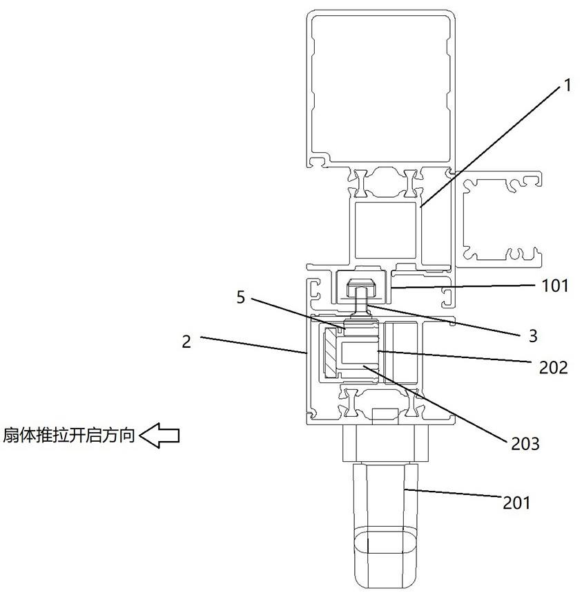 一种用于型材门窗的锁紧装置的制作方法