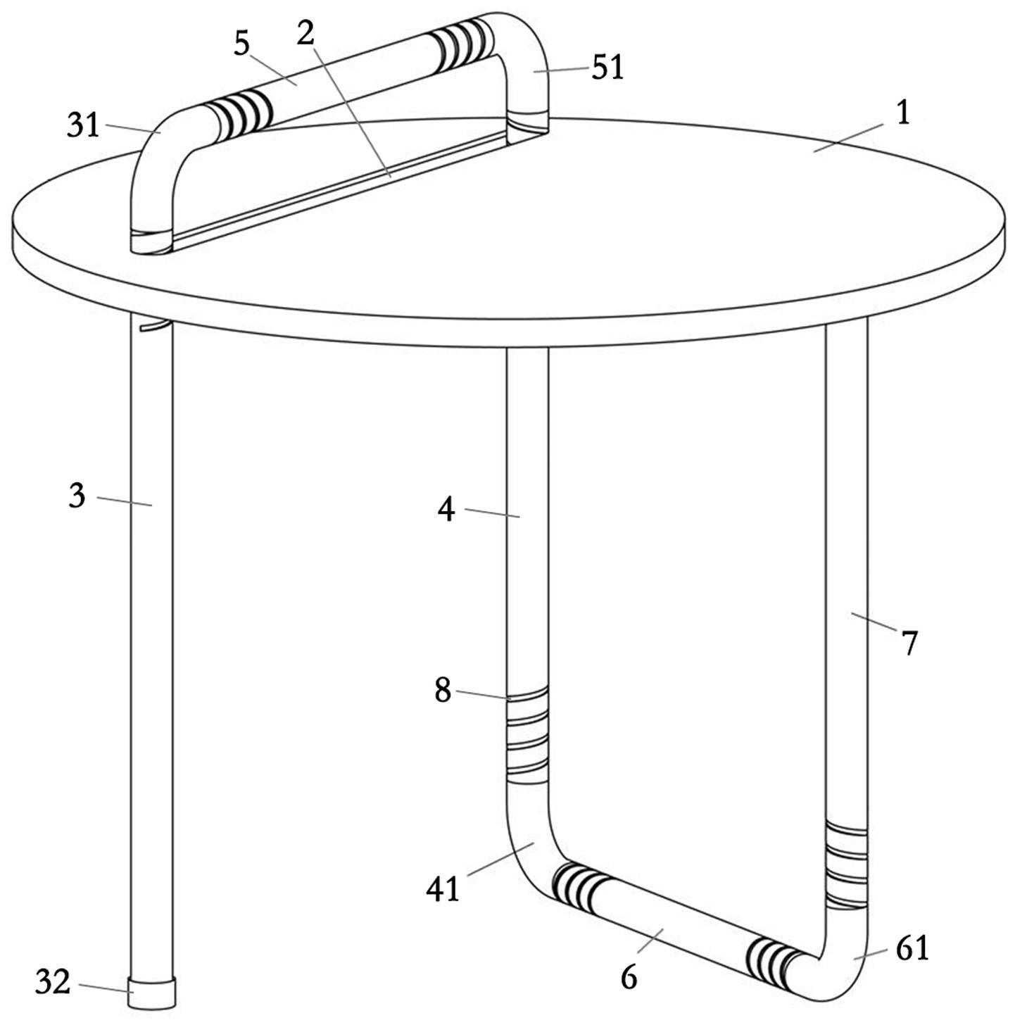 一种方便移动的桌子的制作方法