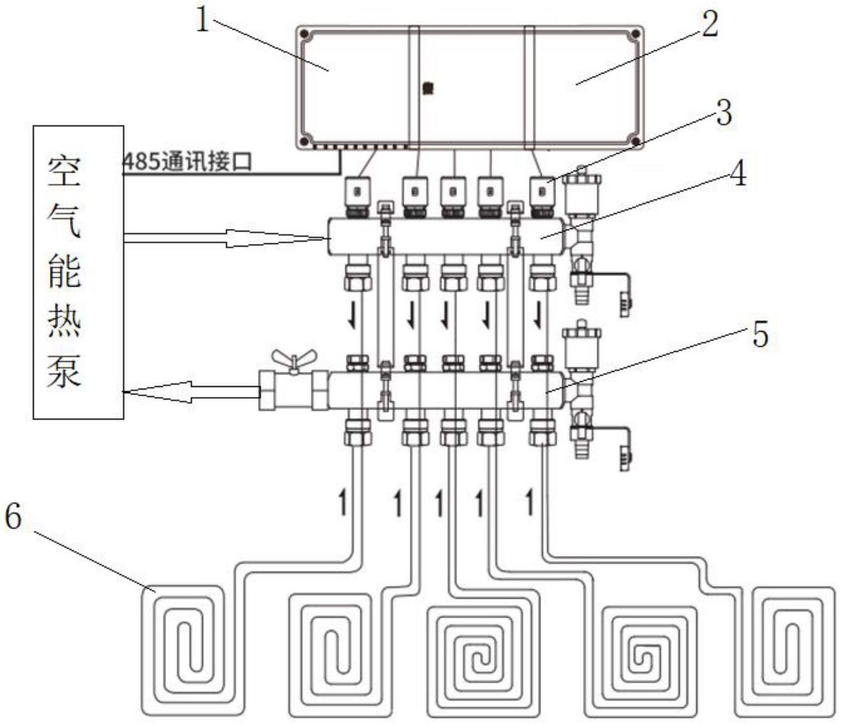 用于空气能热泵的集控器的制作方法