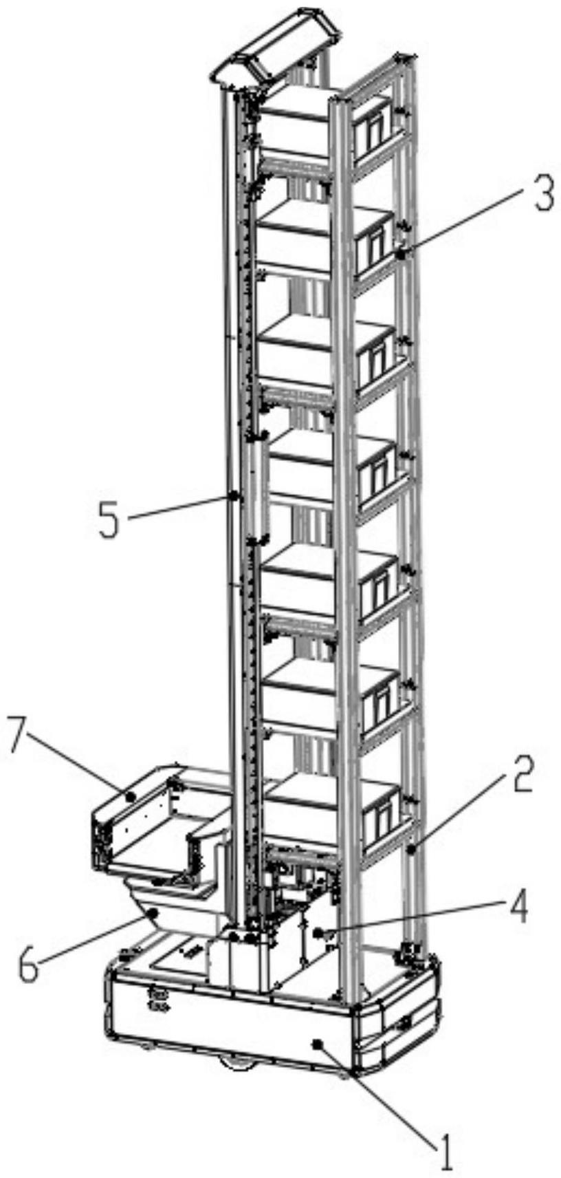 立体仓库用堆垛装置的制作方法