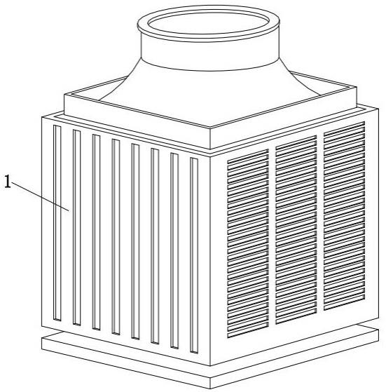 一种中央空调冷却塔结构的制作方法