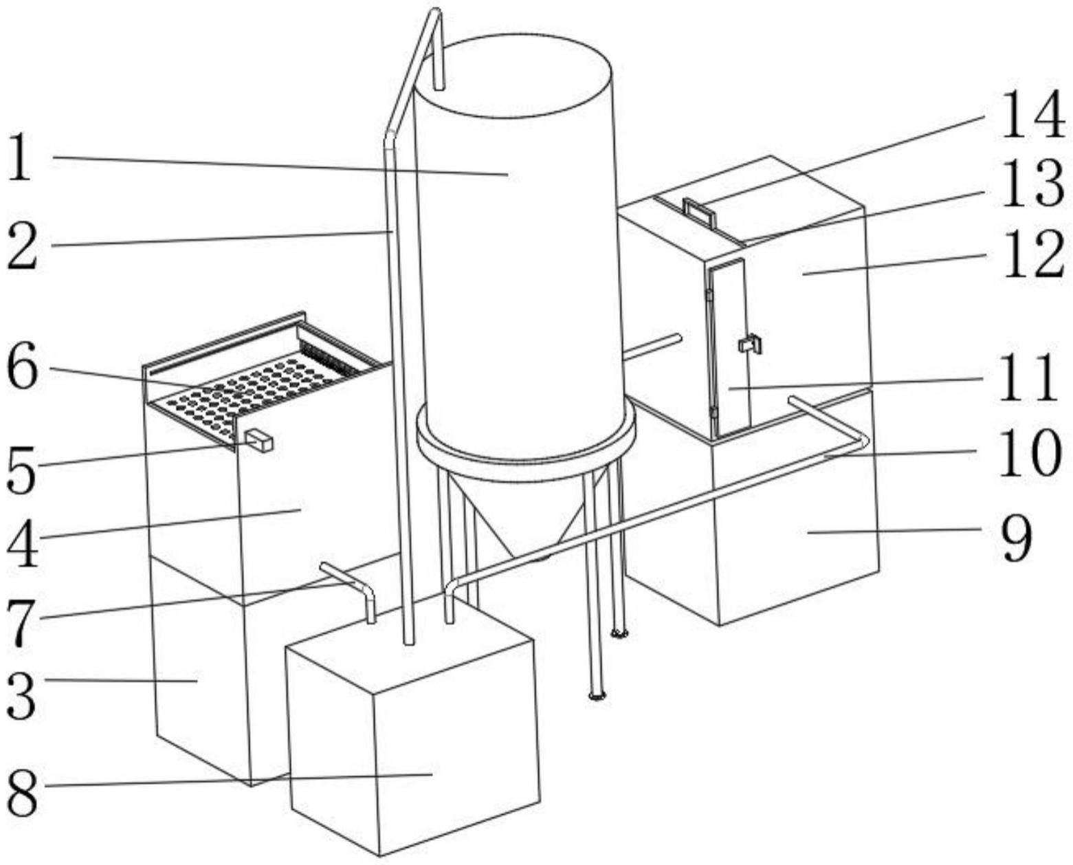 一种混凝土搅拌站废水净化处理装置的制作方法
