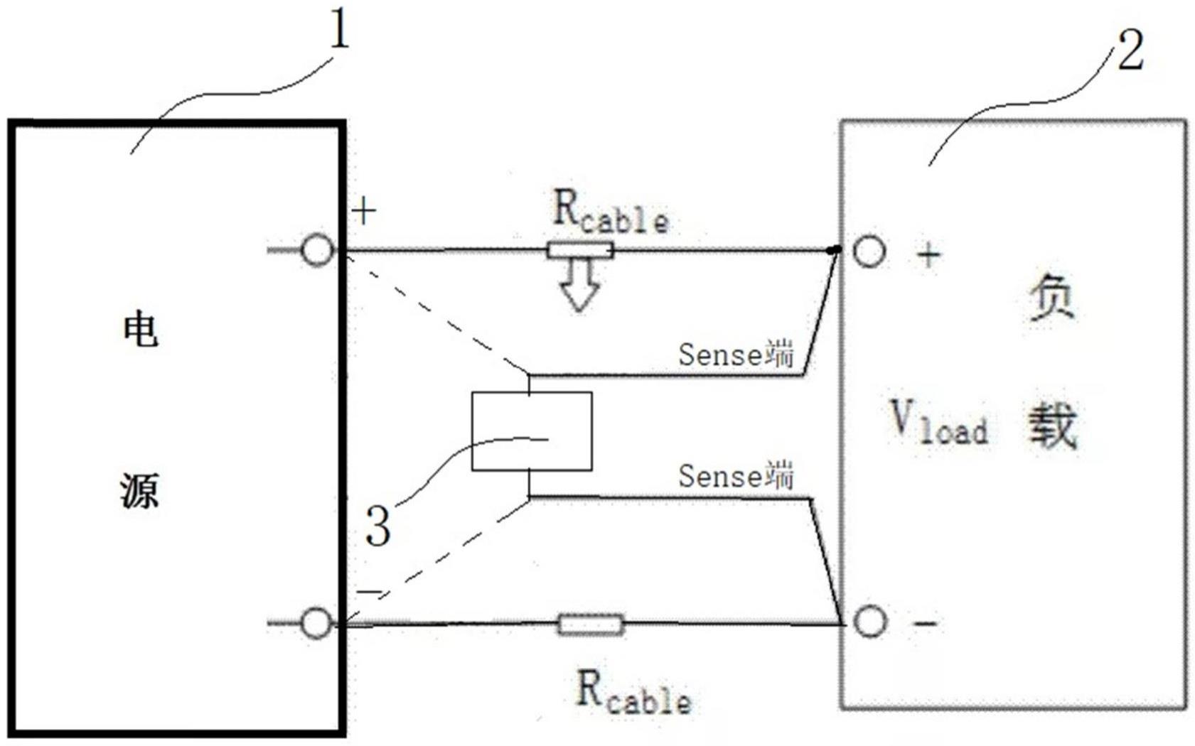 一种电子负载自动切换远端电压检测的电路结构的制作方法