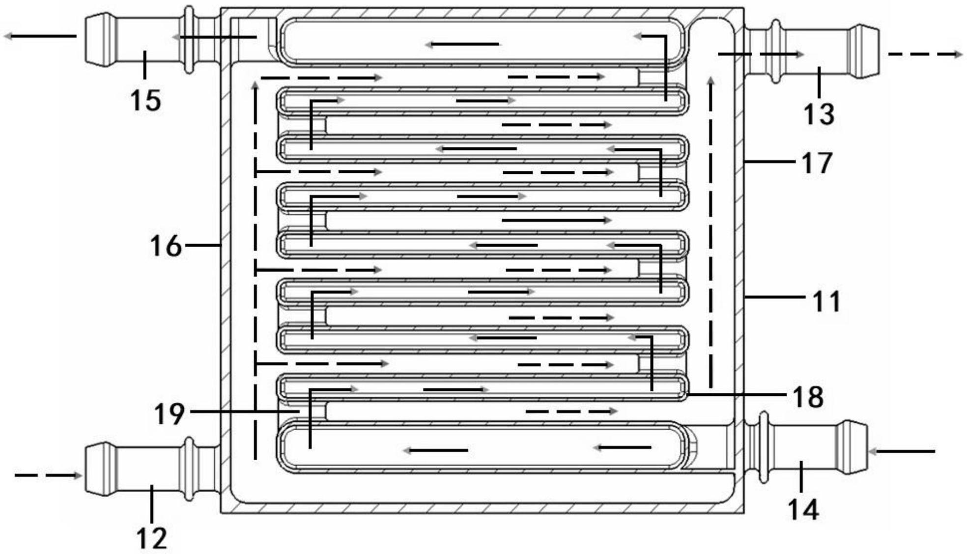 燃料电池用氢空系统自换热器装置的制作方法